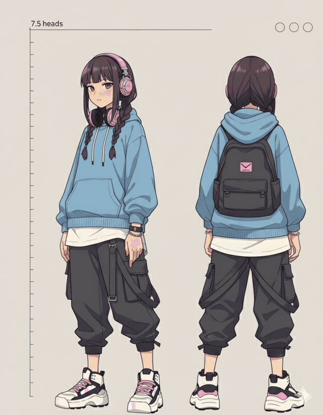 Generated Character Reference Sheet